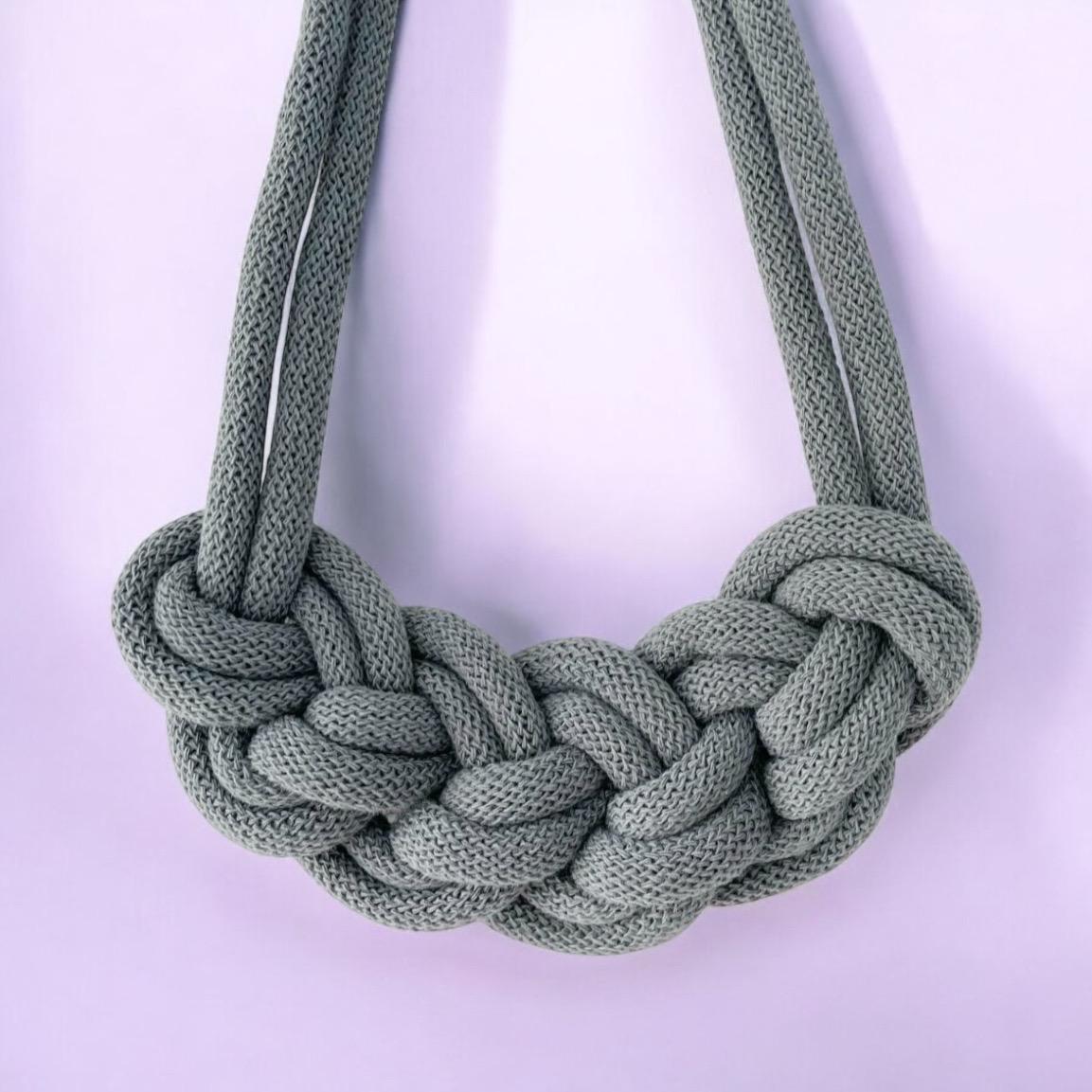 Handmade Loop Knot Macramé Necklace