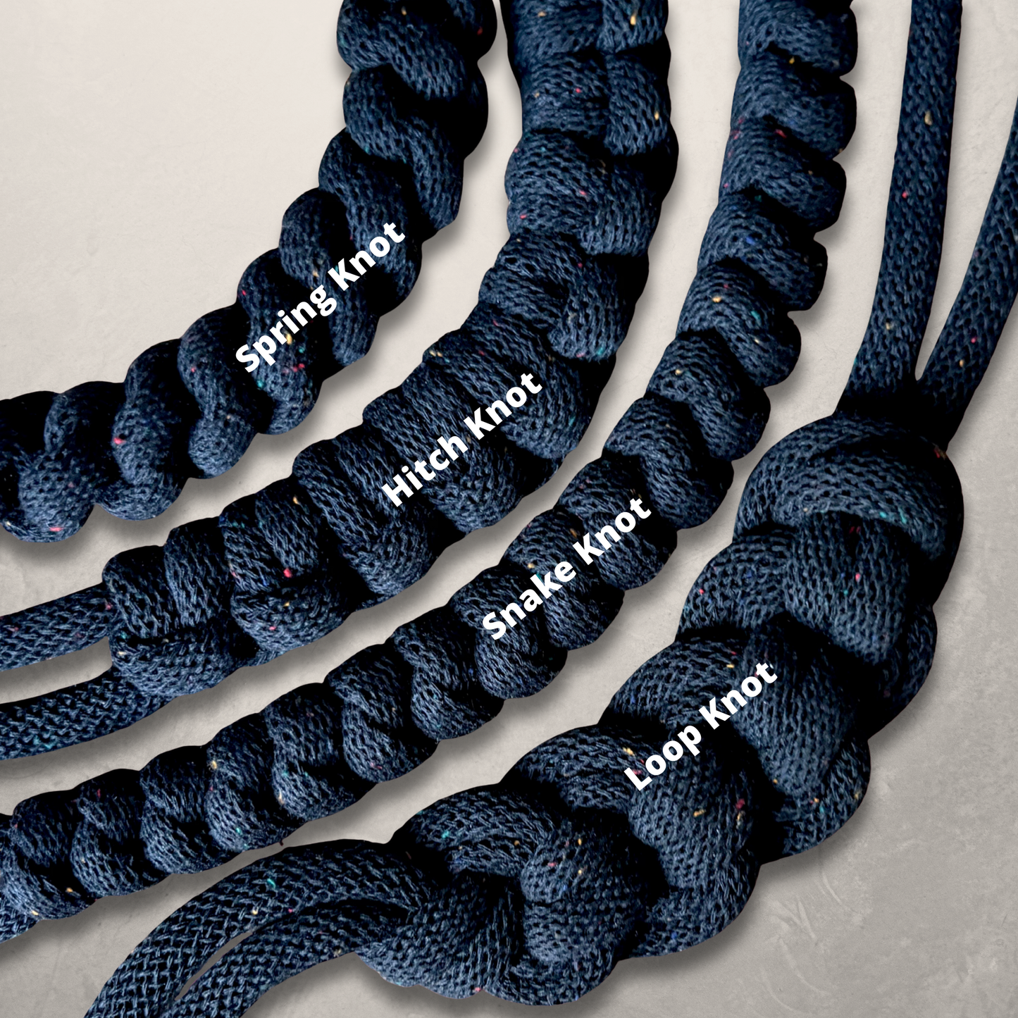 Limited Edition - Chunky 'Midnight Dust' Recycled Cotton Cord Necklace
