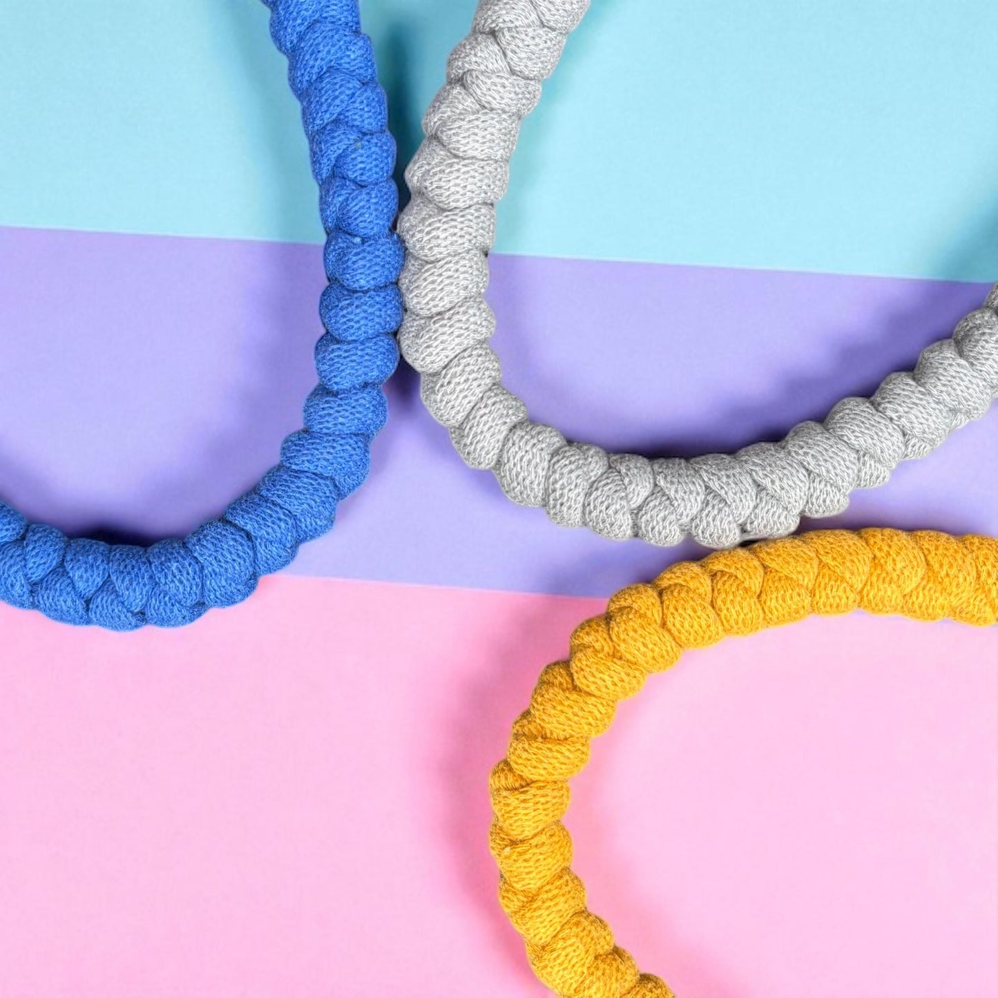 Chunky Macramé Snake Knot Necklace