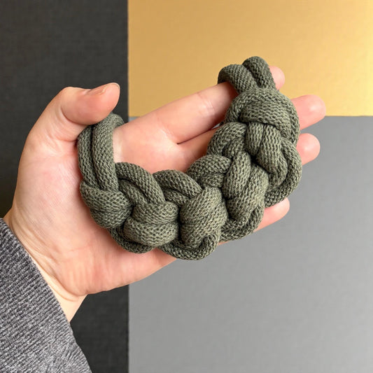 Handmade Loop Knot Macramé Necklace