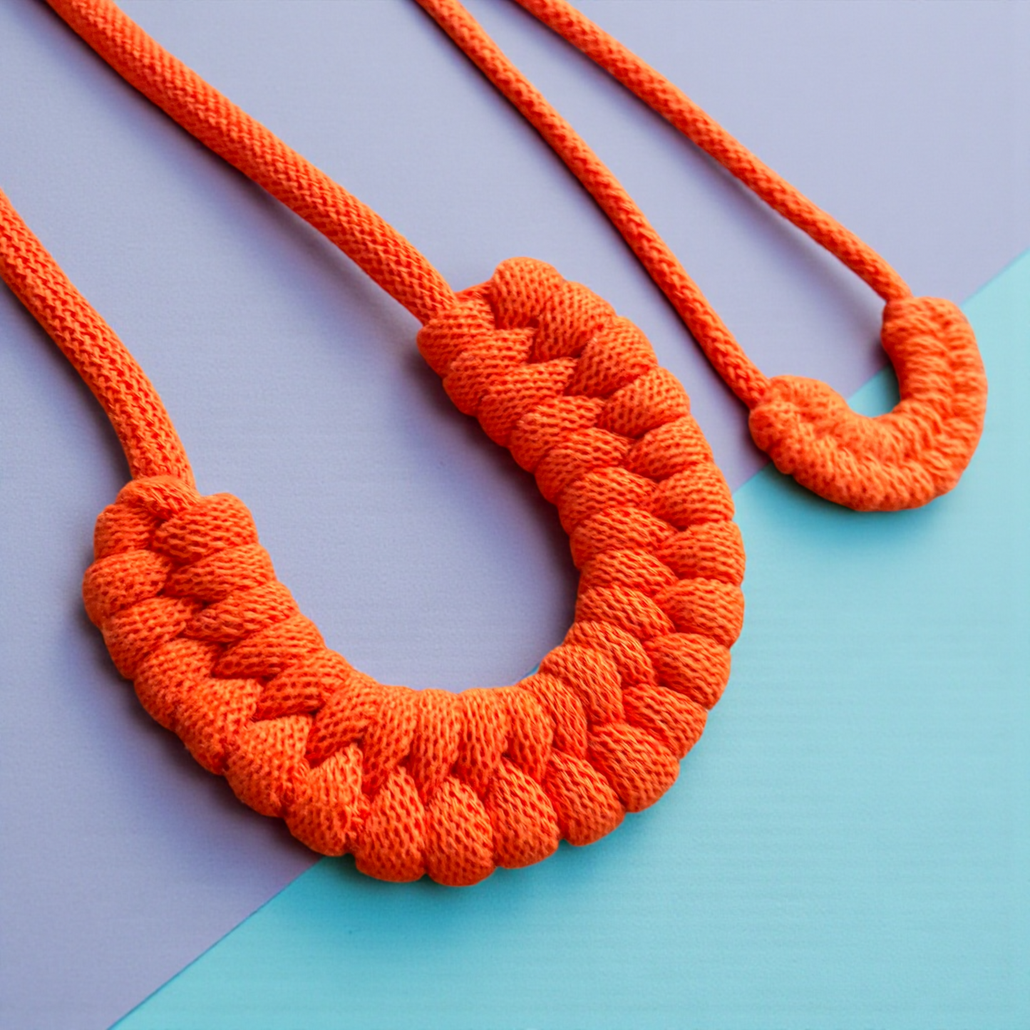 Mummy + Me Woven Macramé Necklace Set