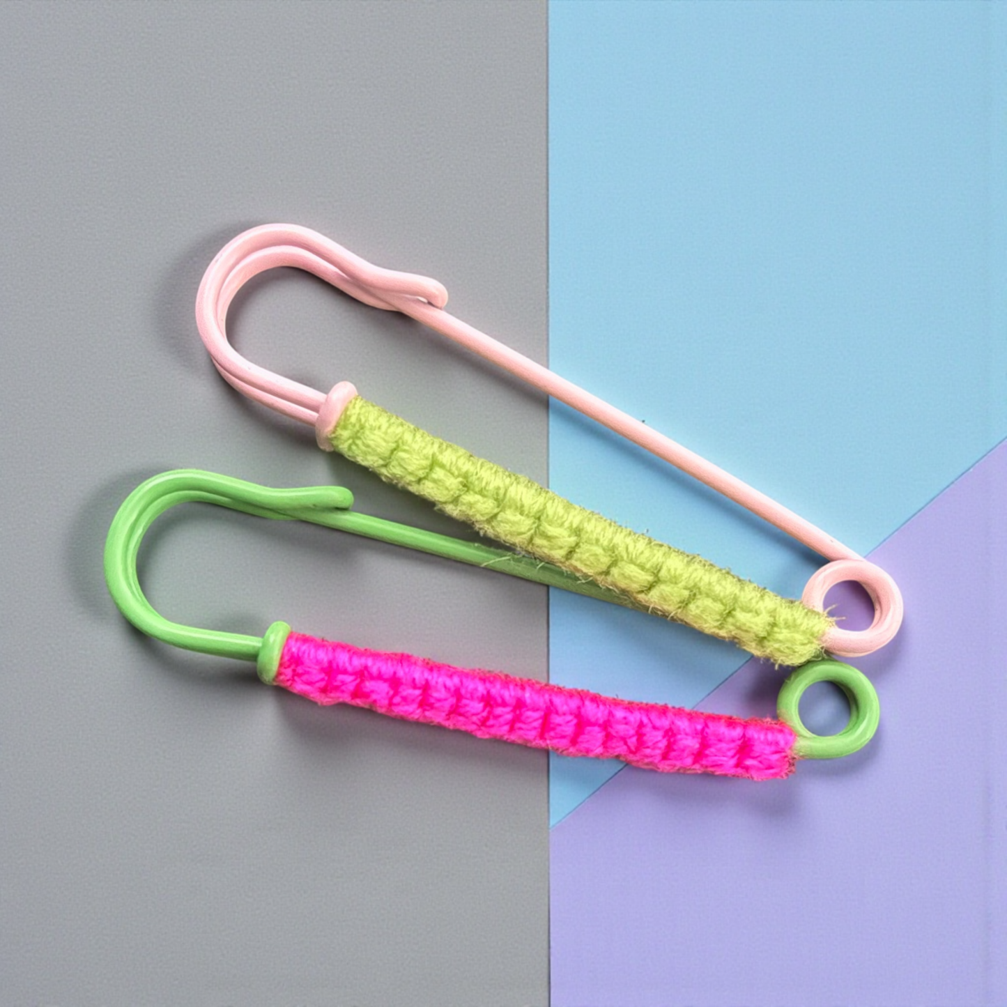 Colourful Macramé Styling Pin