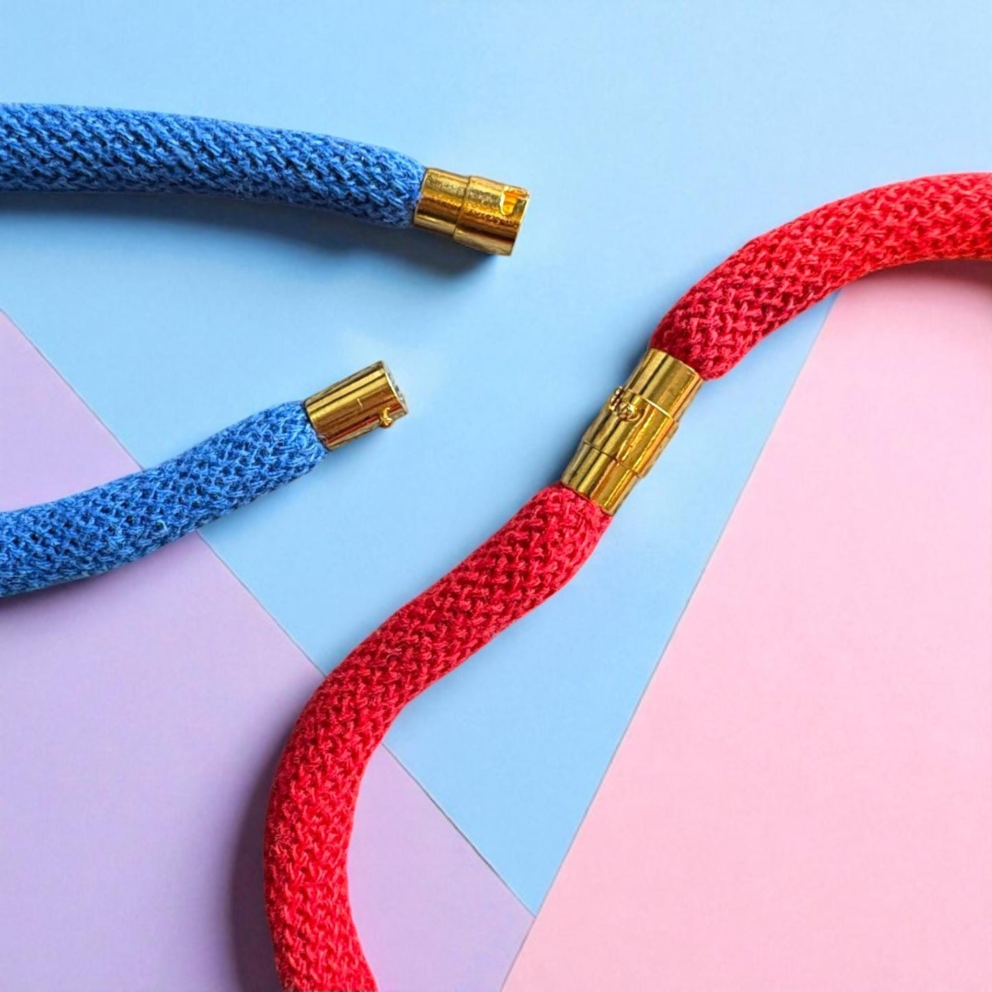 Chunky Twist Knot Macrame Necklace