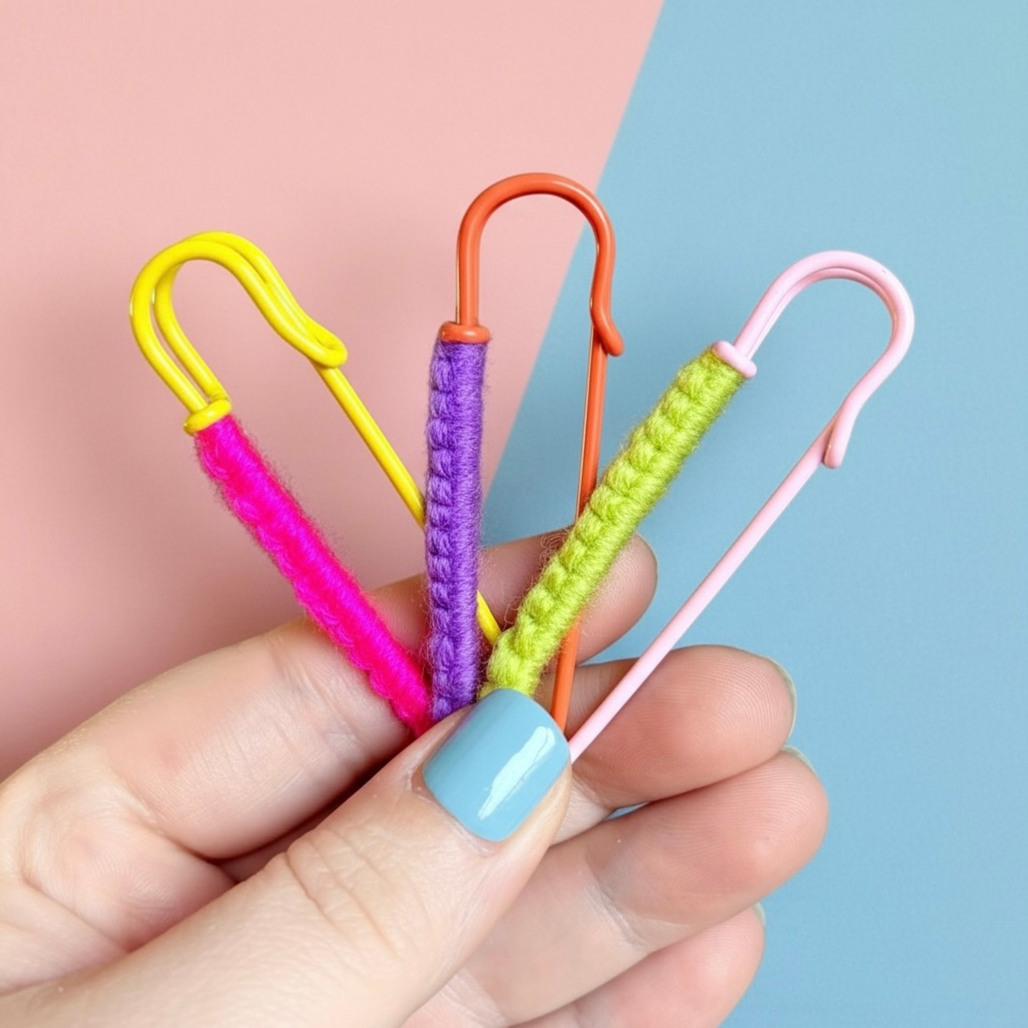 Colourful Macramé Styling Pin