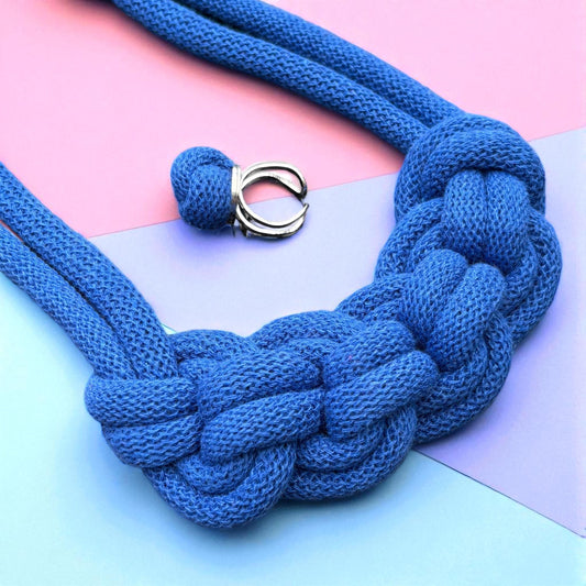 Handmade Macramé Necklace & Ring Set