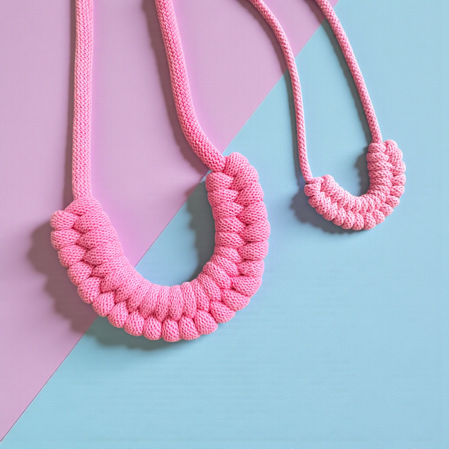 Mummy + Me Woven Macramé Necklace Set