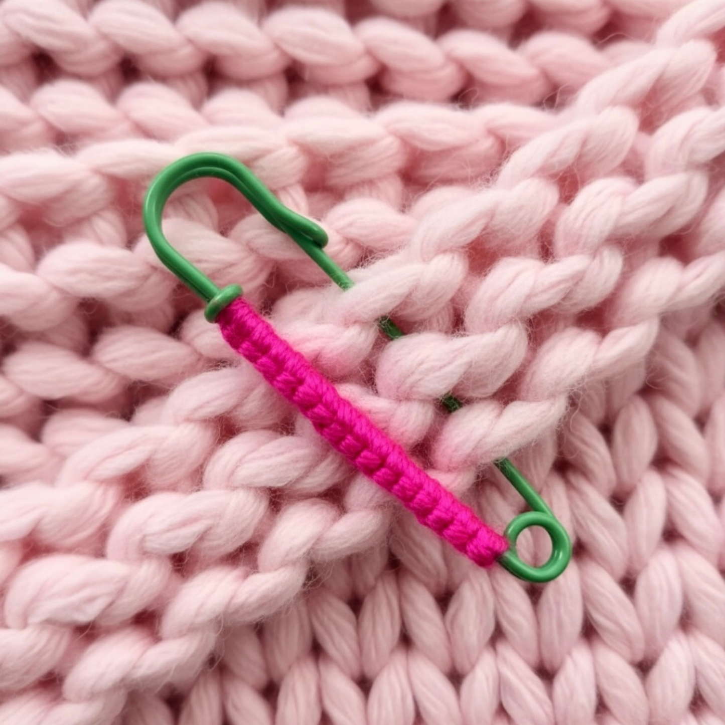 Colourful Macramé Styling Pin