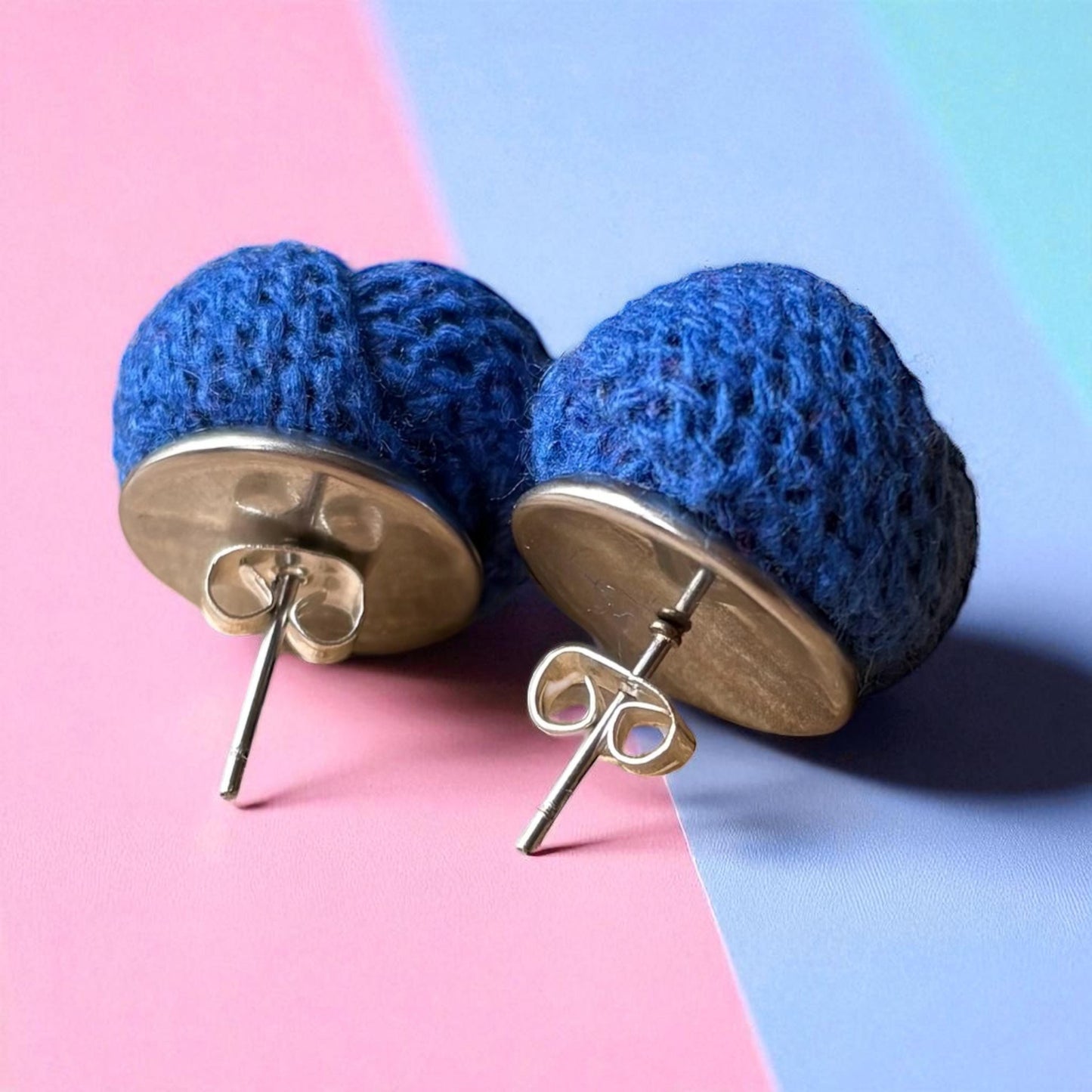 Handmade Macramé Knot Earrings