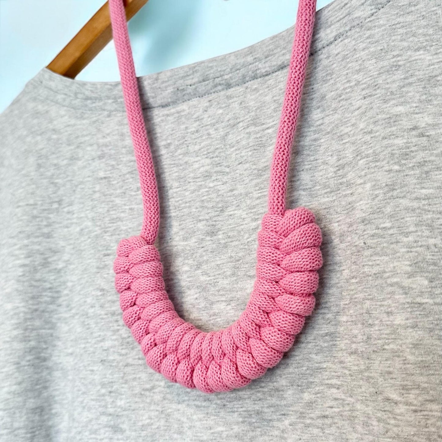 Mummy + Me Woven Macramé Necklace Set