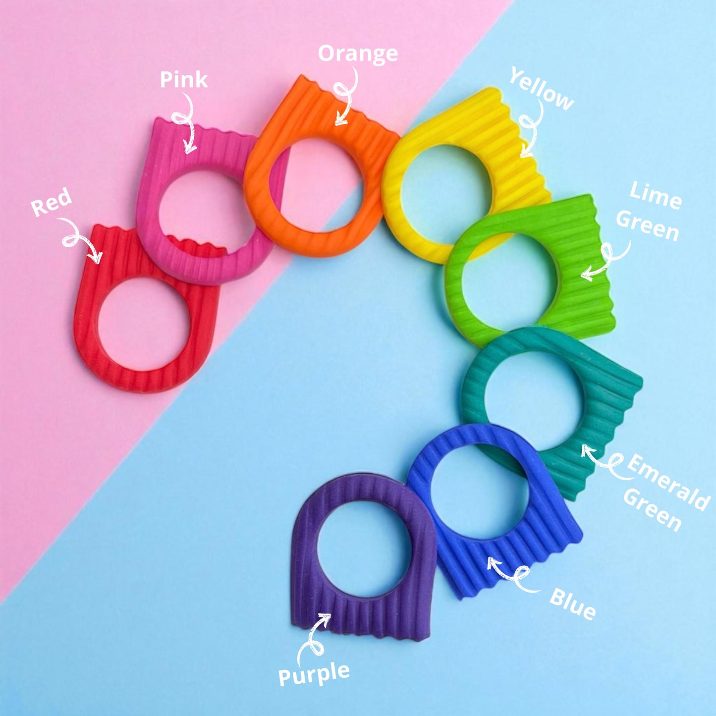 Chunky Polymer Clay Statement Ring