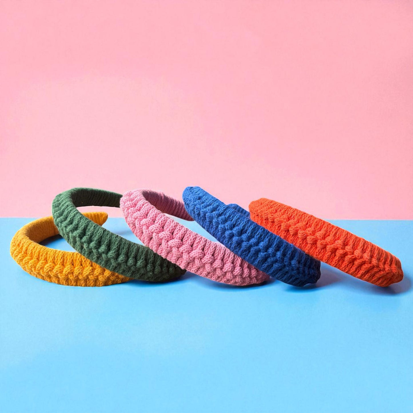 Handmade Braided Macrame Headband – Boho Hair Accessory