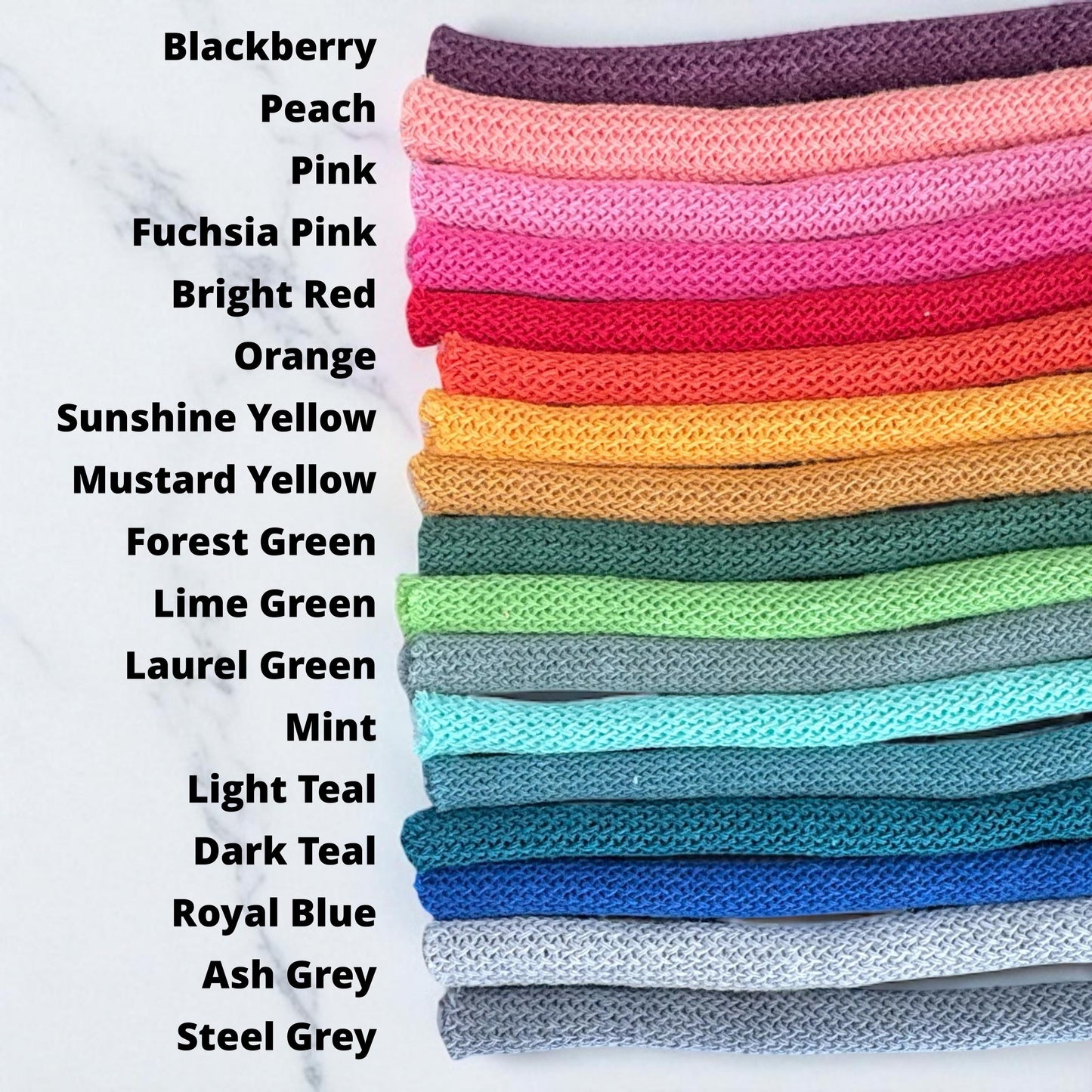 Dual Colour Chunky Loop Knot Macramé Necklace