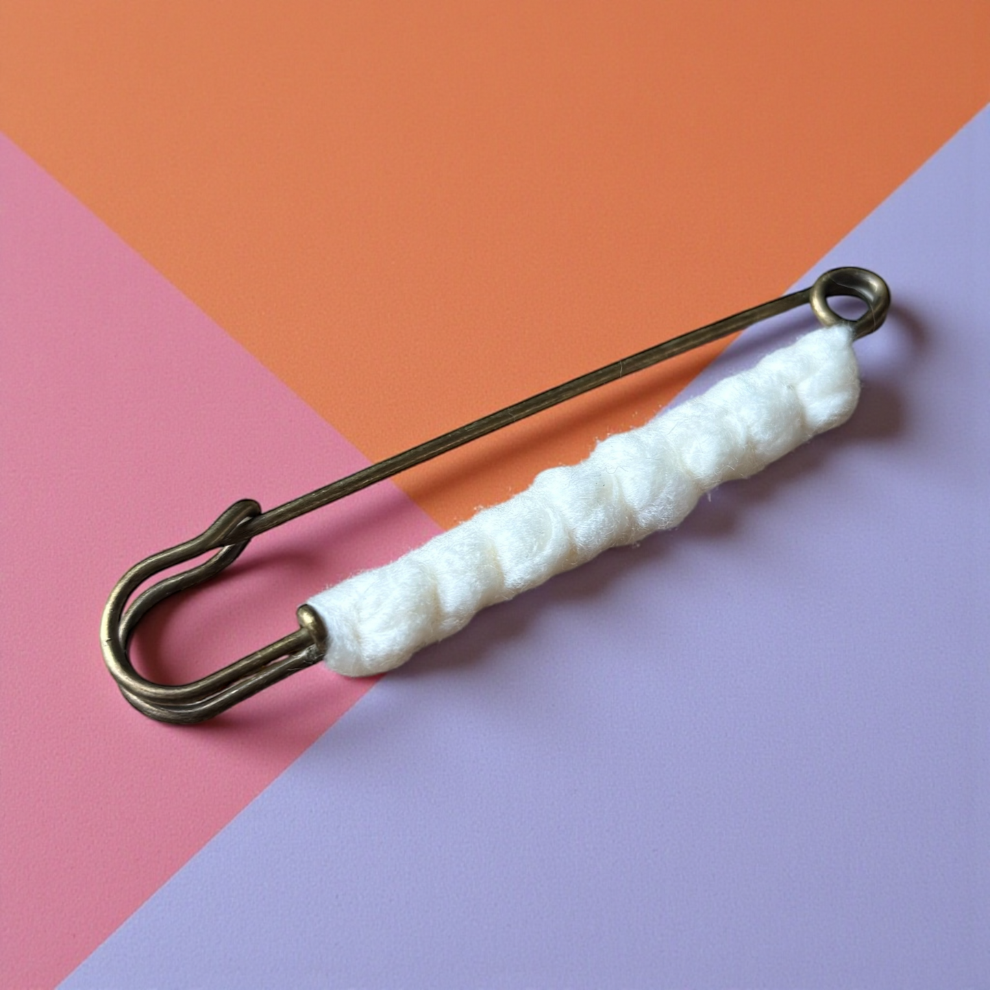 Oversized Macramé Styling Pin
