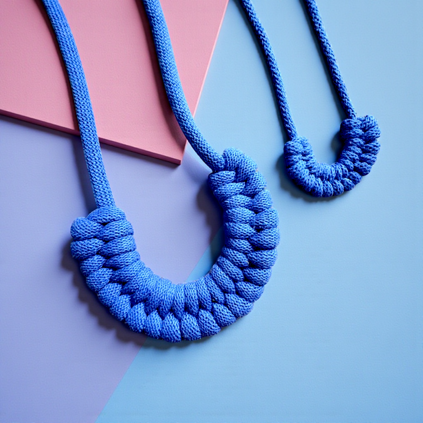 Mummy + Me Woven Macramé Necklace Set
