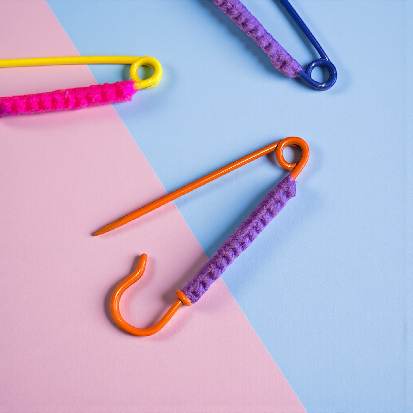 Colourful Macramé Styling Pin