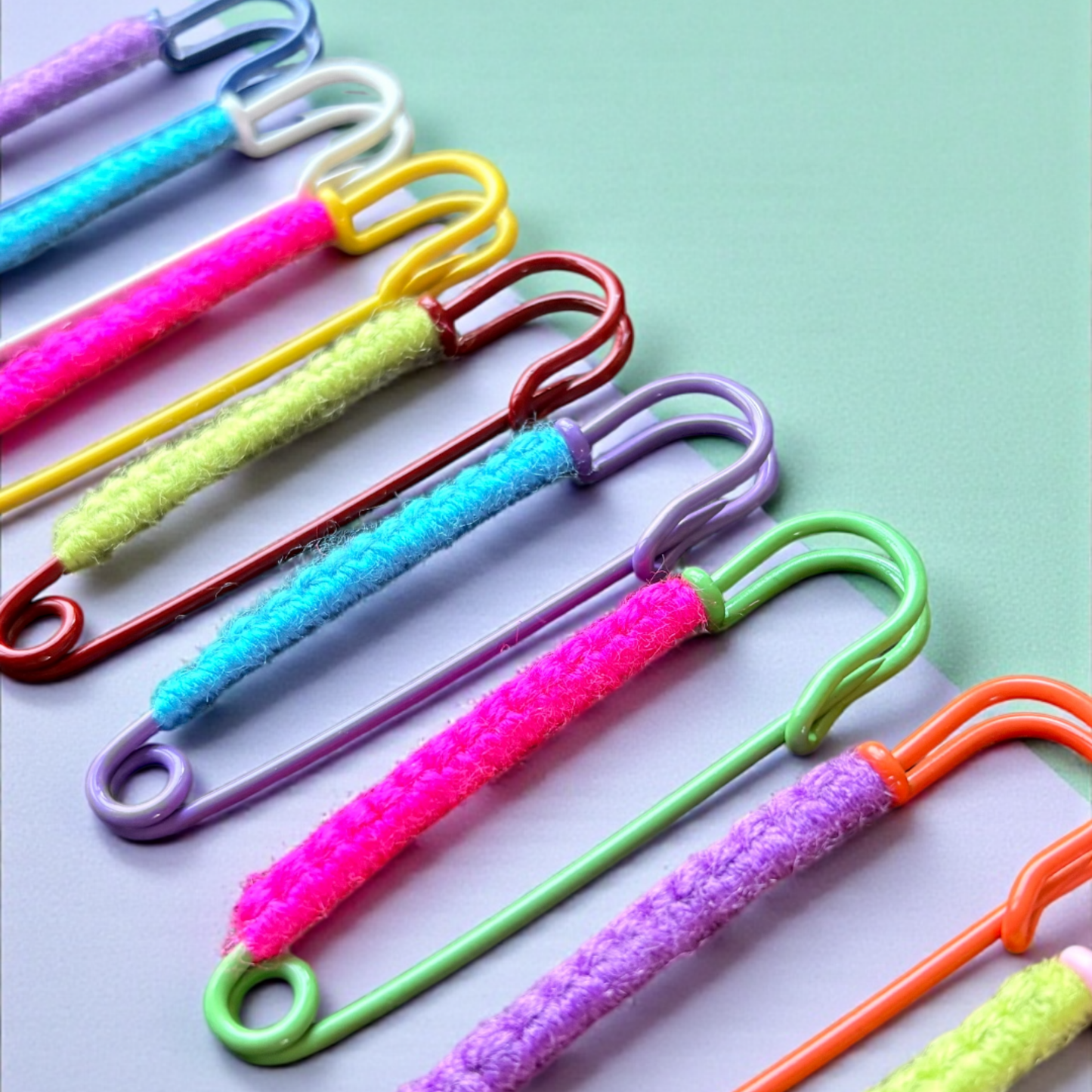 Colourful Macramé Styling Pin