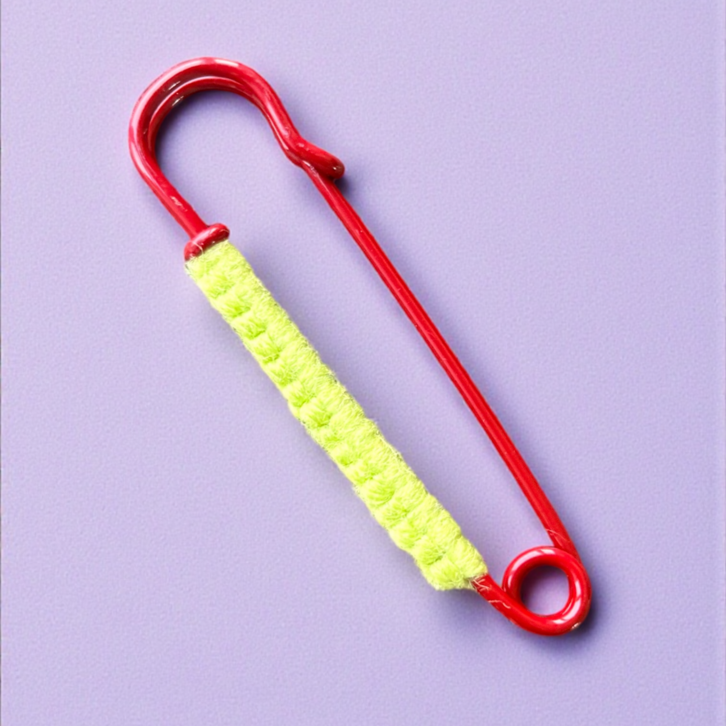 Colourful Macramé Styling Pin