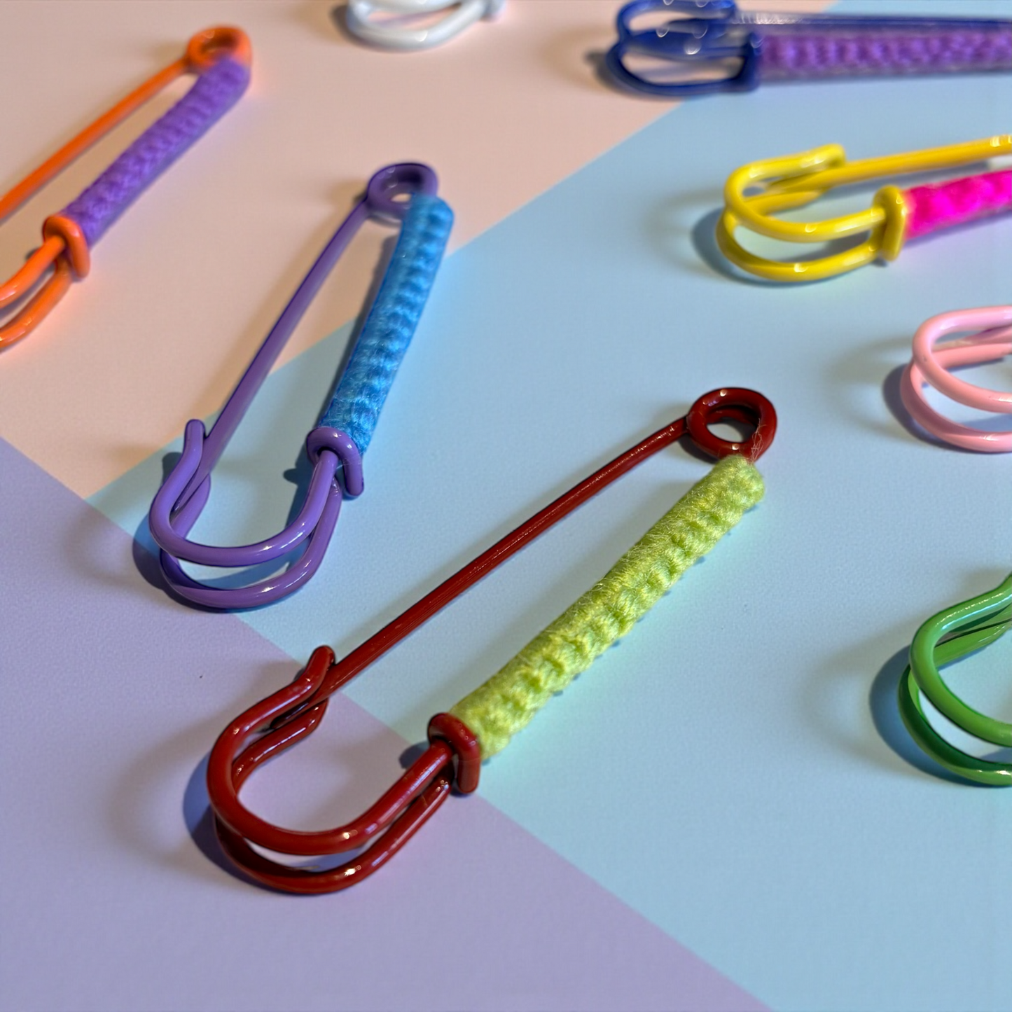 Colourful Macramé Styling Pin