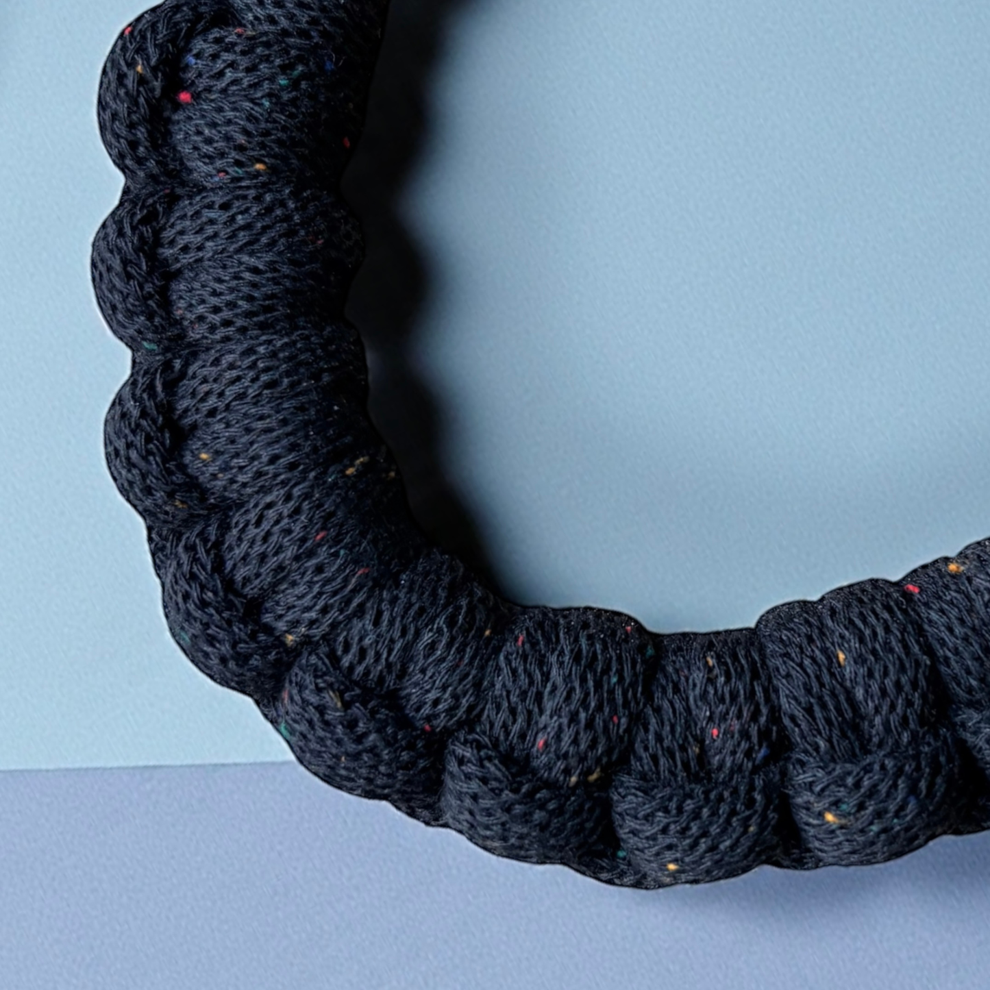 Limited Edition - Chunky 'Midnight Dust' Recycled Cotton Cord Necklace