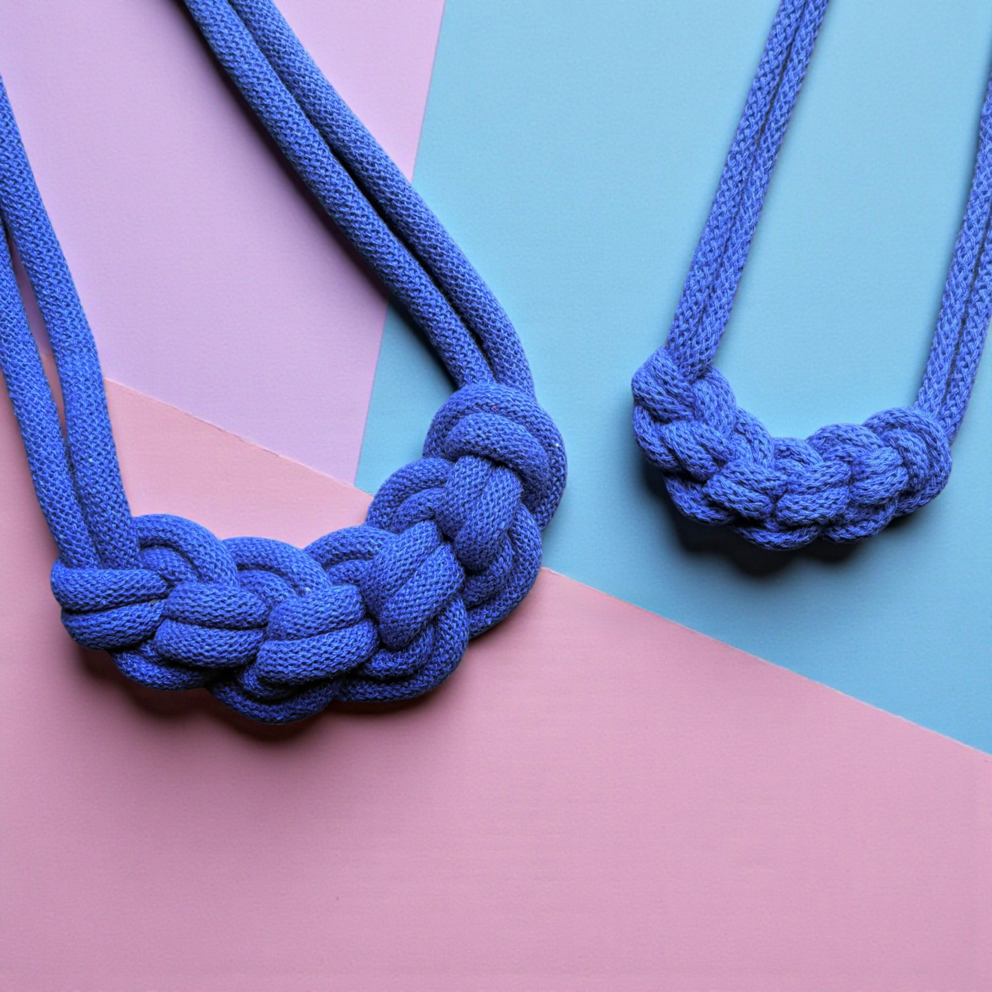 Mummy + Me Loop Knot Macramé Necklace Set