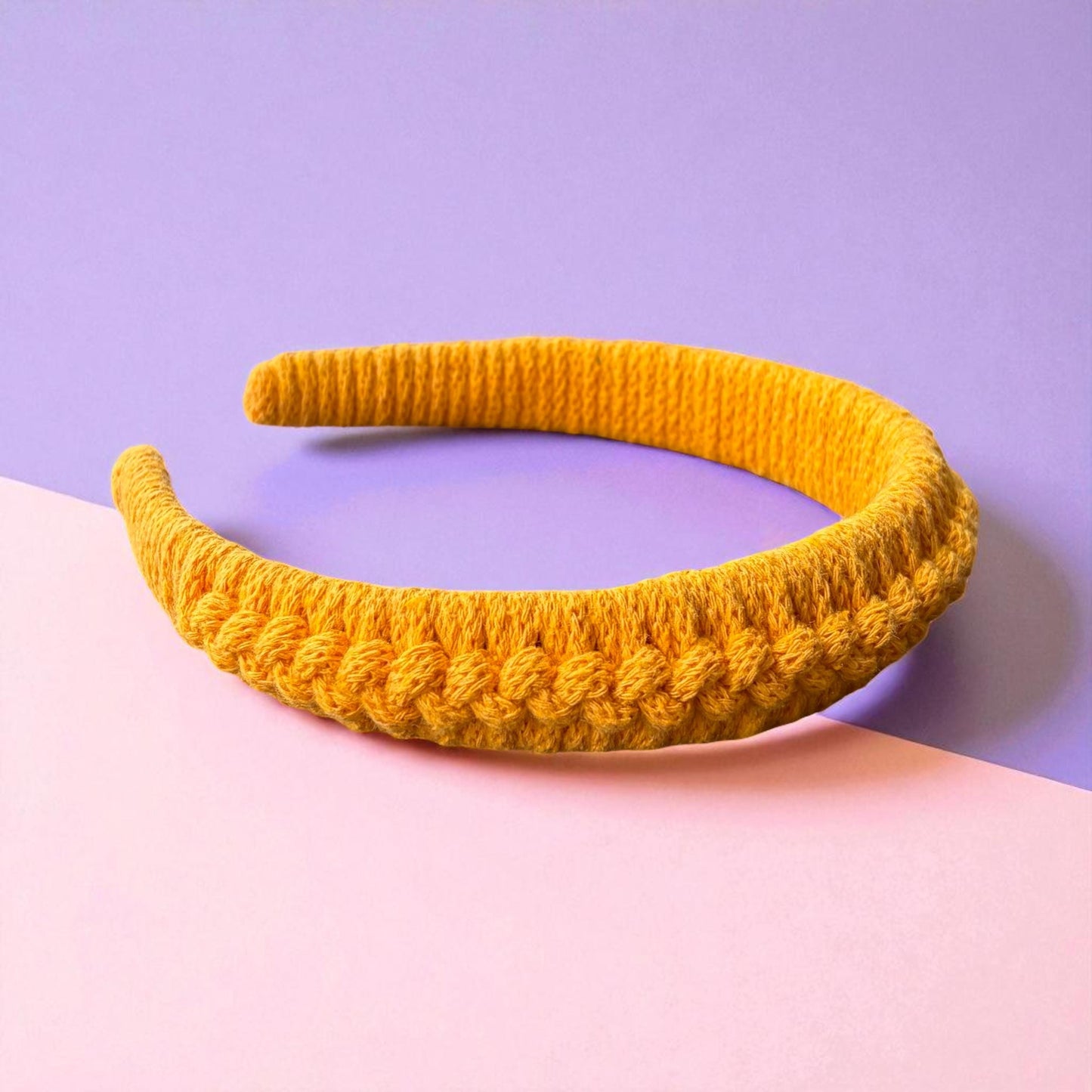 Handmade Braided Macrame Headband – Boho Hair Accessory