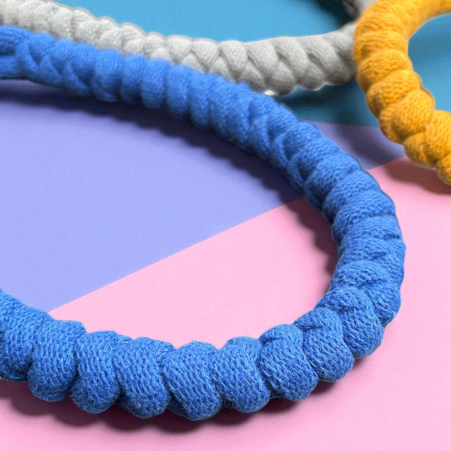 Chunky Macramé Snake Knot Necklace