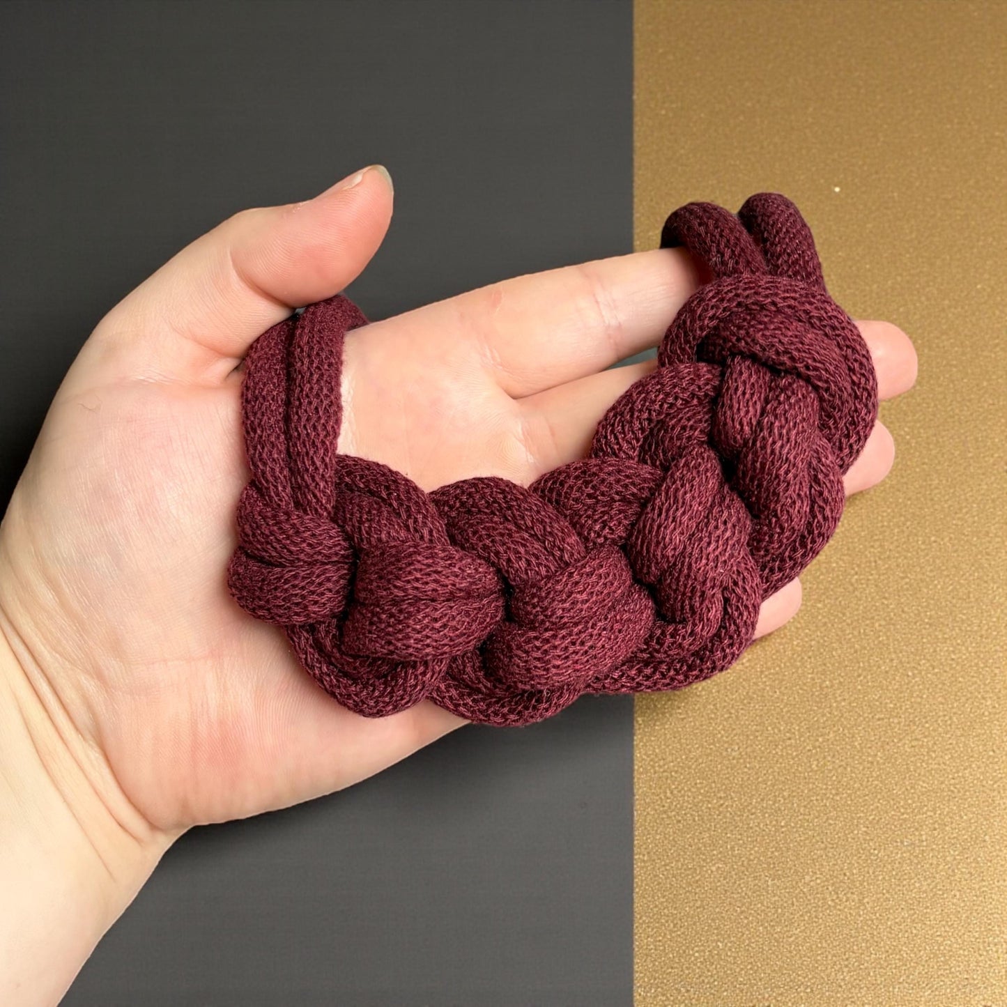 Handmade Loop Knot Macramé Necklace