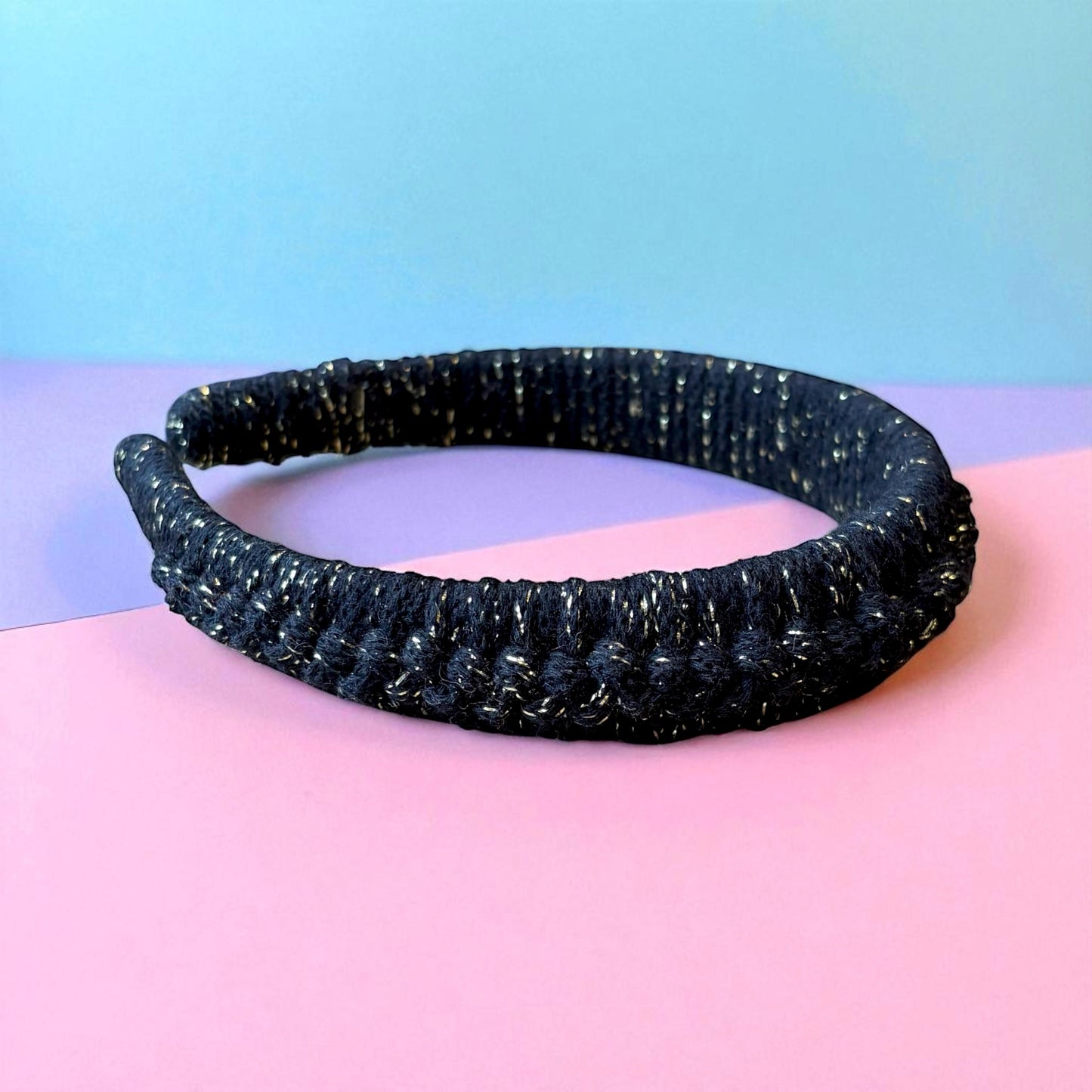 Handmade Braided Macrame Headband – Boho Hair Accessory