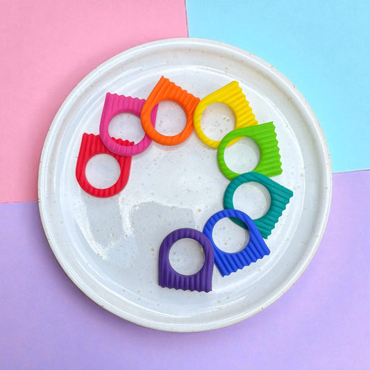 Chunky Polymer Clay Statement Ring